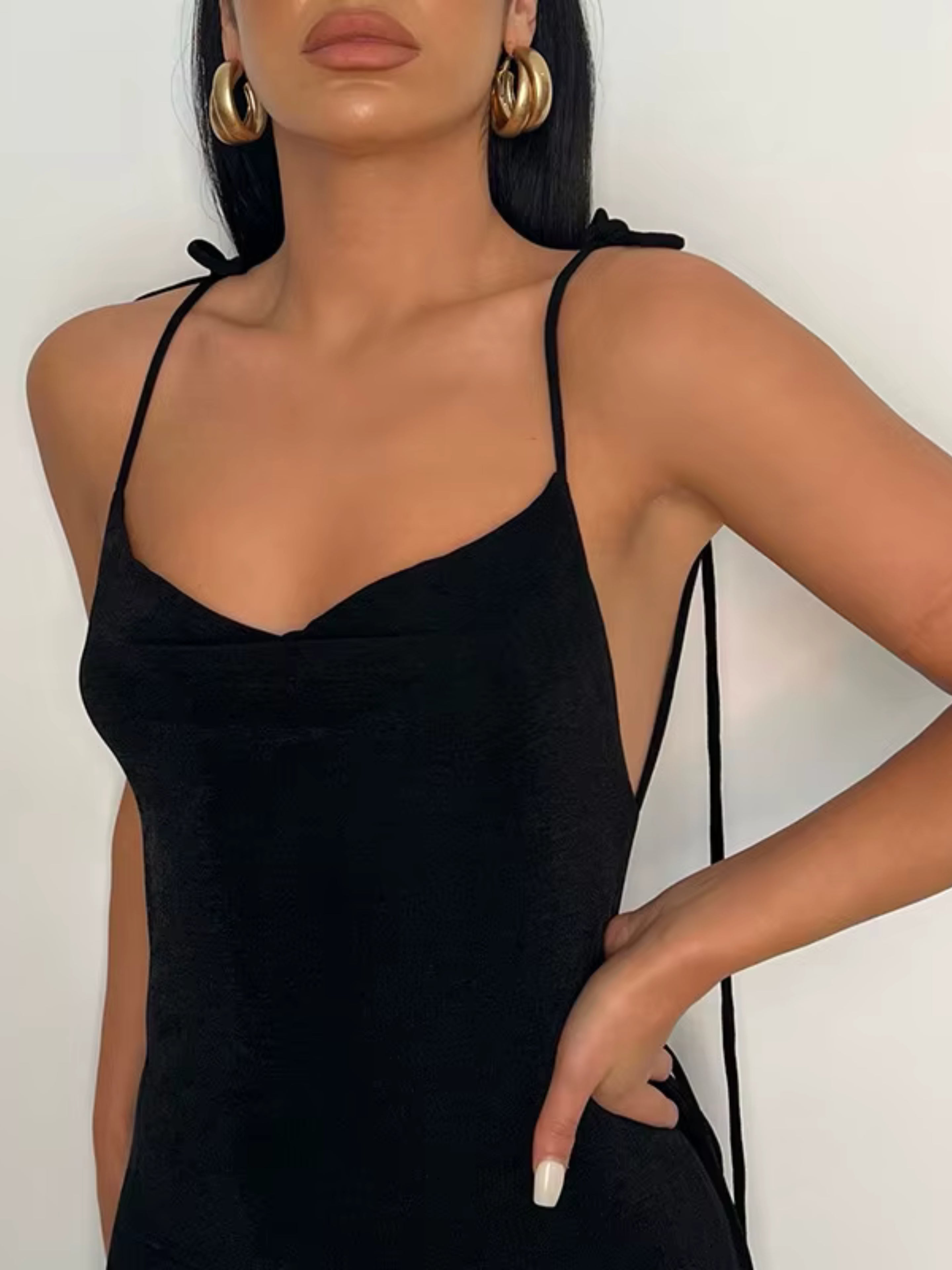 oonaya Backless Maxi Dress