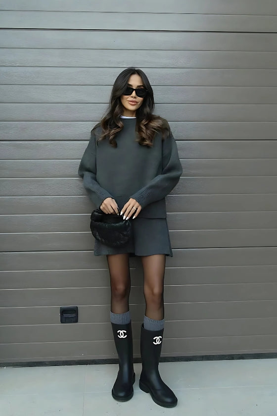 oonaya Sweater Skirt Duo